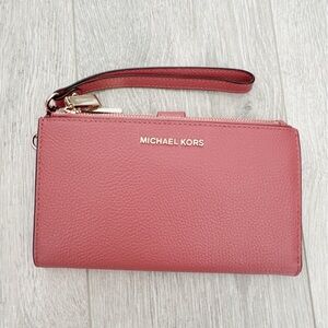 Michael Kors - Adele Leather Smartphone Wallet